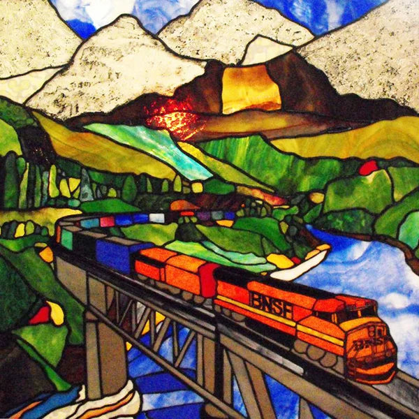 Window Film Stained Glass Films Static Cling Stickers for Bathroom Kitchen Office Home Decor,Tree,Animal,Custom fit to any Size