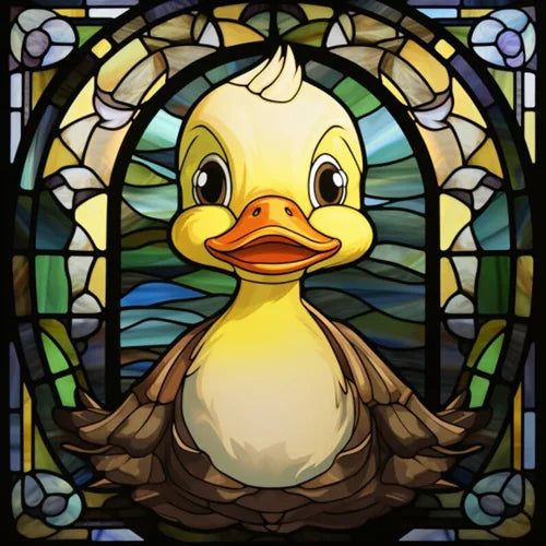 Stained Glass Window Film,Frosted Static Cling,Custom made to fit Window Size or Shape,Kitchen Bathroom Door Decor Peacock birds