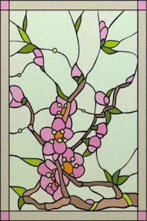 Window Film Frosted Stained Glass Films,Customized Privacy Static Cling,Flower Sun Fruit Fish Cat,Door Sticker,Office Home Decor