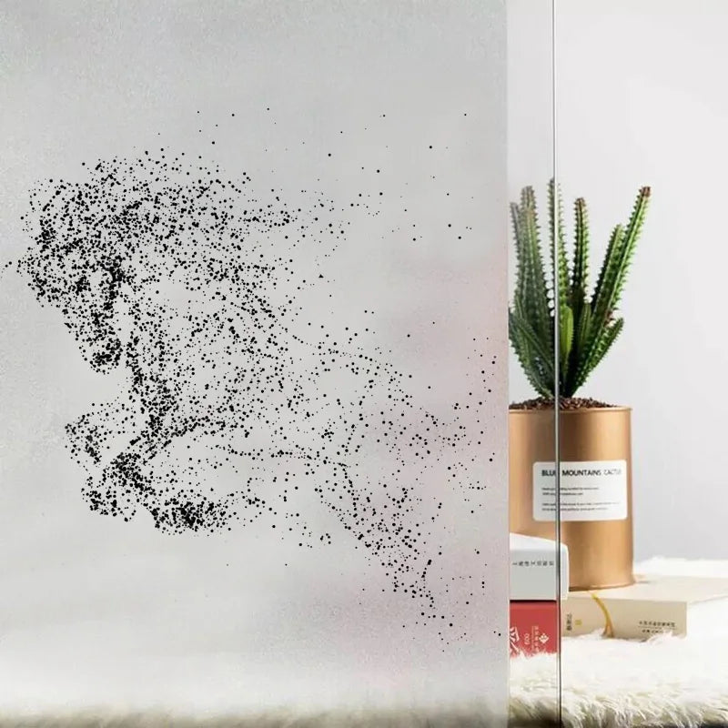 Custom Size Window Glass Films Window Film Static Cling Art Pictures Horse Eagle Wolf Shower Frosted Office Home Decor