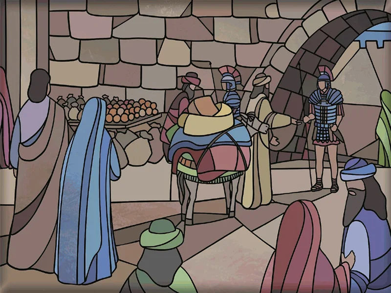 Custom Size Stained Glass Window Film, Frosted Privacy, Static Cling, Church, Mythological People, Transom Window, Home Decor