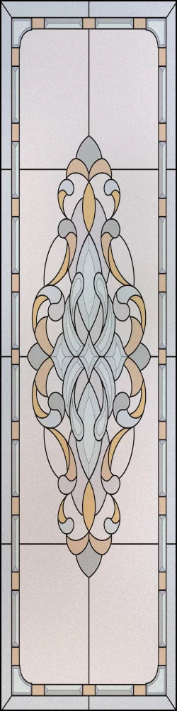 Frosted Stained Glass Window Film, Church Static Cling,Privacy Retro Door Sticker,Kitchen, Office, Home Decor, Customized
