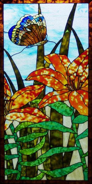 Frosted Stained Glass Window Film, Church Static Cling,Door Sticker,Print SunFlower,Tree,Fruit,Birds,Home Decor, Customized