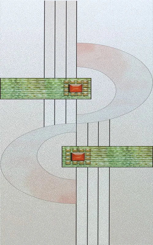 Custom Size Window Film Stained Glass Films Static Cling Frosted Retro Prairie Style Shower Kitchen Balcony Office Home Decor