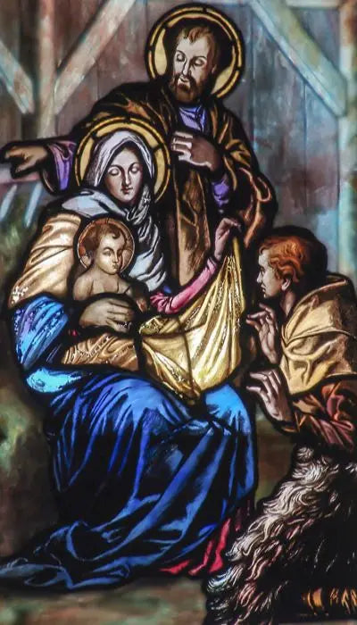 Customized Window Film Glass films Self-Adhesive Frosted Stained Stickers Crucifixion of Jesus/Christ God and the Virgin Mary