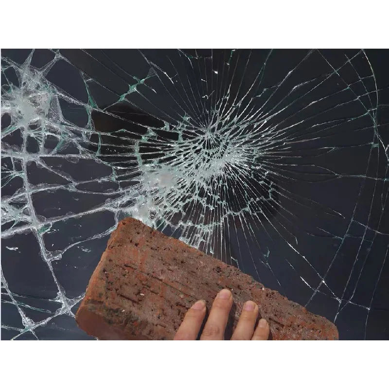 4mil Clear Window Film Security and Safety Film UV Blocking Adhesive Shatterproof Film for Window Glass Window Tint Vinyl