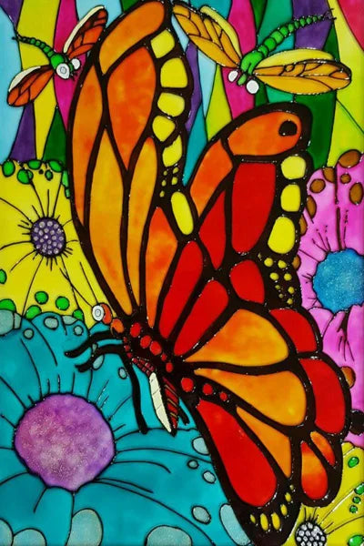 Window Film Stained Glass Stickers Static Cling,Frosted Privacy Custom size,Print Cat,Tiger,Deer,Bear For Window Door Home Dec