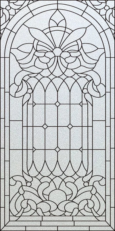 Window Film Frosted Stained Glass Films Church Static Cling Privacy Films Door Sticker Kitchen Office Home Decor Customized