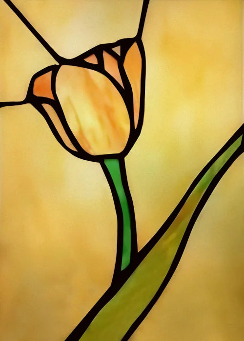 Stained Glass Window Film, Frosted Glass Sticker, Forest，Custom Size, Animals, Plants, Kids Room Door, Poster, Home Decor