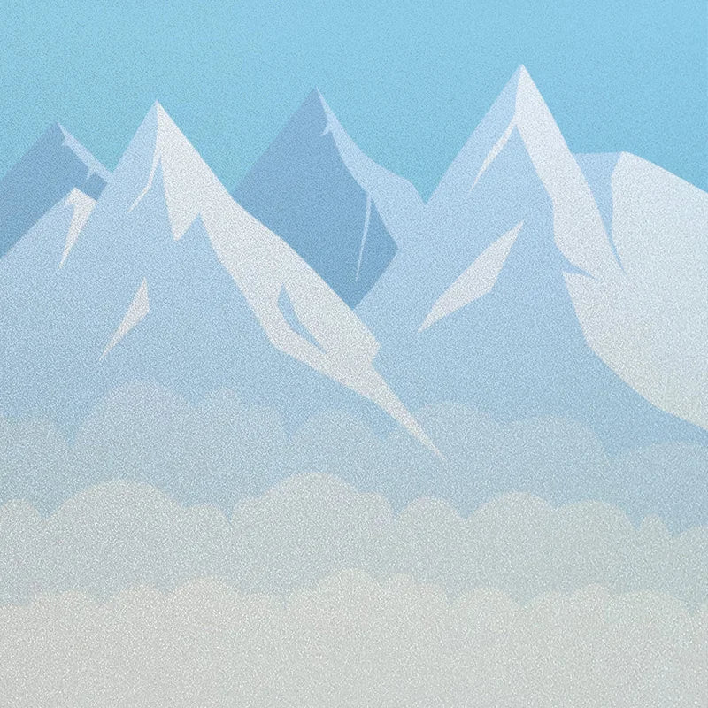 Stained Glass Wndow Films,Frosted Glass Sticker,Static Cling,for Bathroom Kiechen Door Office Home Decor Custom size Mountain