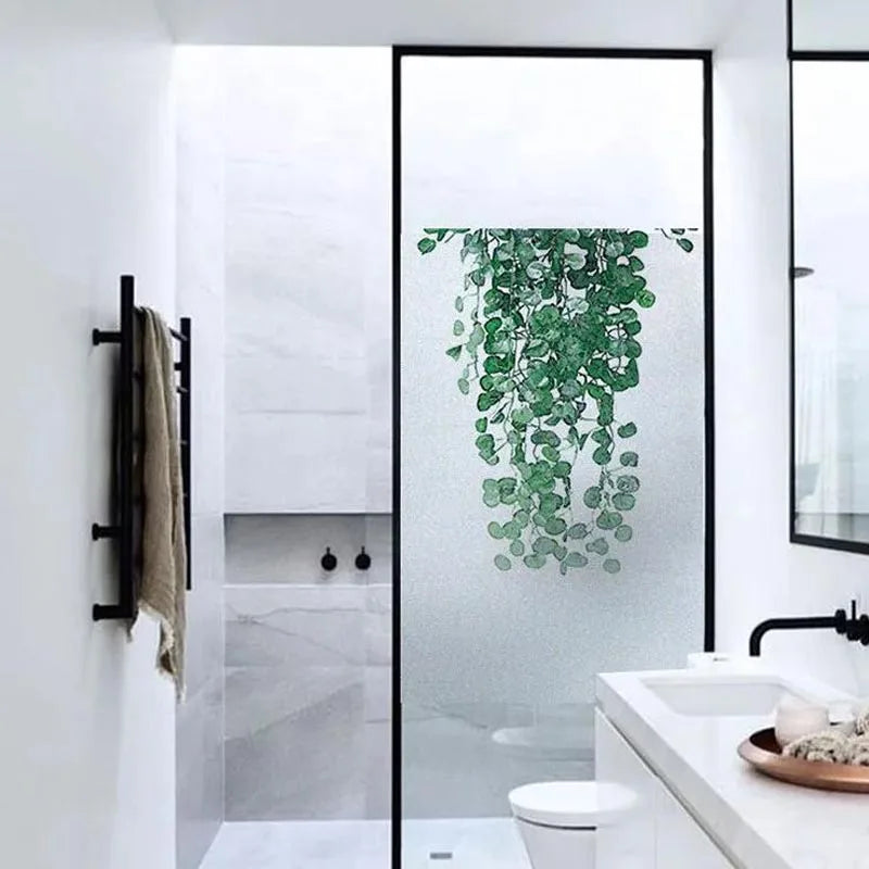 Stained glass Window Film Frosted Opaque Privacy Glass films Home Decor Frosted window decoration Cling Custom size