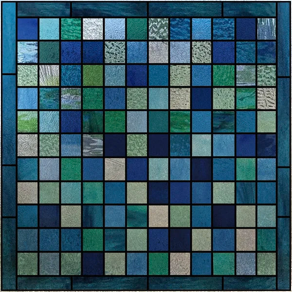 Window Film Frosted Stained Glass Films,Customized Art Design Mosaic Static Cling Sticker,Home Decor Foil Window Treatment