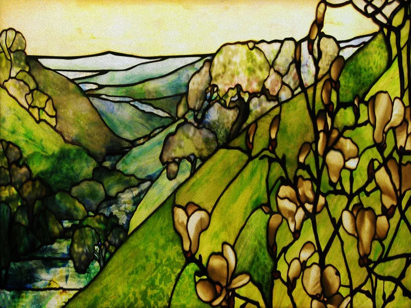 Stained Glass Window Film, Custom Size, Static Cling, Frosted,Flower, Bird, Tree Print for Transom, Glass, Home Decor