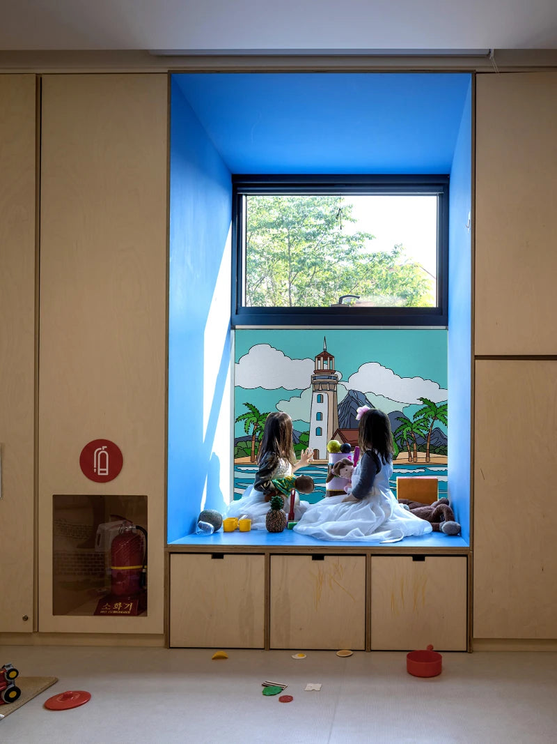 Custom Size Stained Glass Films,Privacy Static Cling,Print Castle, Sailboat, House Door Sticker,Office, Home Decor