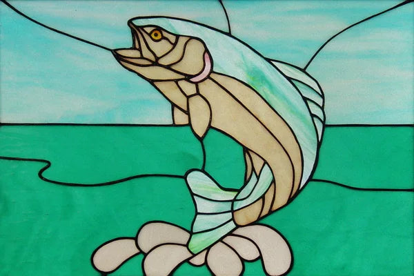 Custom Size Stained Glass Window Film, Transom Frosted Glass Sticker, Kitchen Room Door, Bathroom, Home Decor