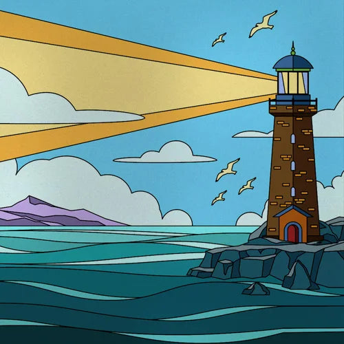 Custom Size Stained Glass Films,Privacy Static Cling,Print Castle, Sailboat, House Door Sticker,Office, Home Decor