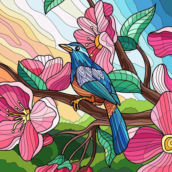 Window Film Frosted Stained Glass Films,Customized Art Deco Design Flowers Static Cling Sticker,Home Decor Foil Window Treatment