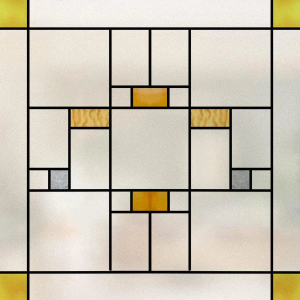 Window Film Frosted Stained Glass Films,Customized Art Design Prairie Static Cling Sticker,Home Decor Foil Window Treatment