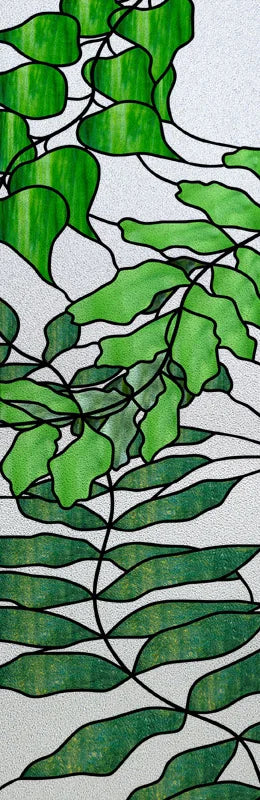 Custom size Window Film Stained Glass Films Frosted Privacy Retro European Tree Flower Colorful Door Sticker Shower Bathroom