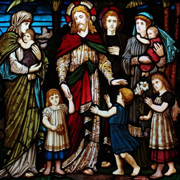 Custom Frosted Stained Glass Window Film, Static Cling ,Church Jesus Mary Angels Picture Stickers, Window Treatment, Home Decor