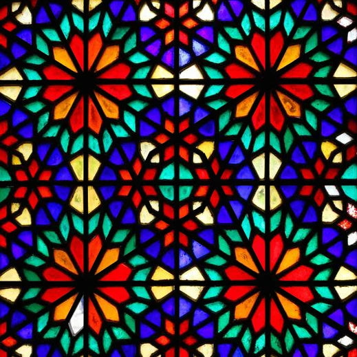 Custom Size Stained Glass Window Film Opaque Frosted Privacy Protection Removable Static Cling Home-Decor Mosaic Window Covering