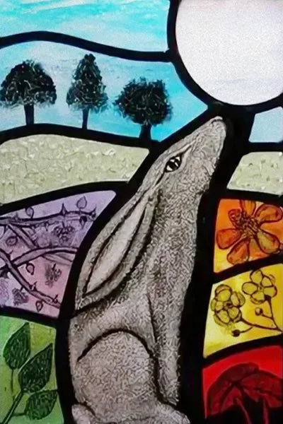 Window Film Stained Glass Stickers Static Cling,Frosted Privacy Custom size,Print Cat,Tiger,Deer,Bear For Window Door Home Dec