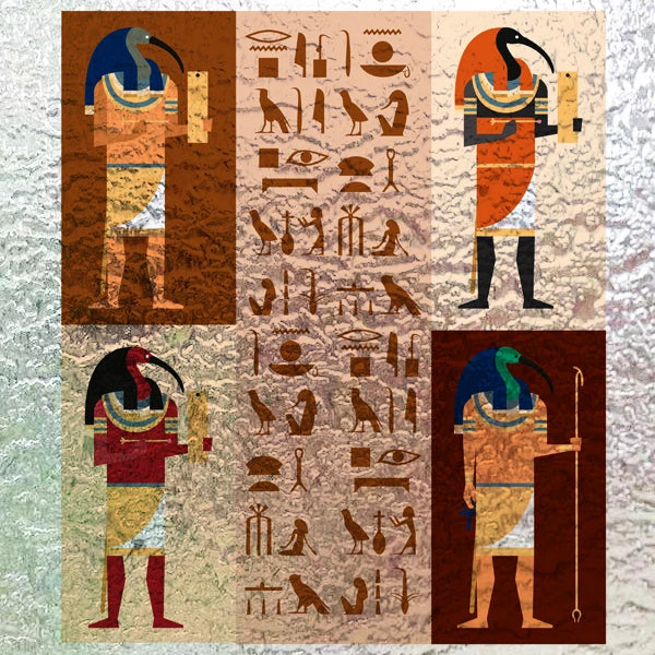 Stained Glass Wndow Film Frosted Glass Sticker Forest Custom Size Egyptian themed for Window Home Decor