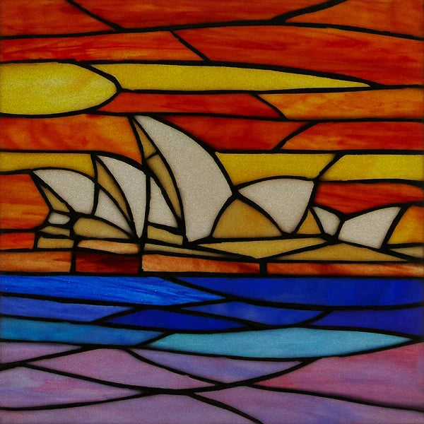 European Church Mosaic Stained Glass Films,Window Stickers Static Cling,Sun, Mosaic, Custom made to fit any Window Size or Shape