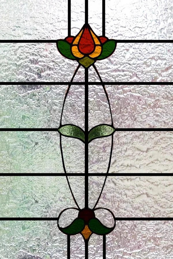 Custom Size 3D Matte Window Film, Stained Glass, Decorative UV Window Sticker, Privacy Frosted Static Cling, Decor for Glass