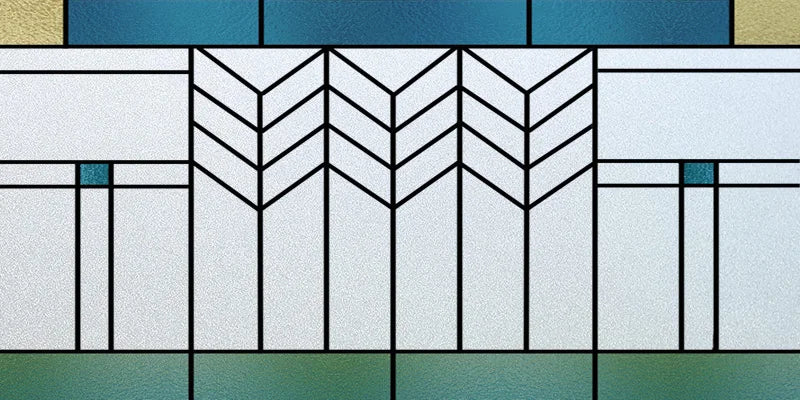 Window Film Stained Glass Stickers,Custom size Static Cling Frosted Privacy,Bird Tree Print For Transom Window Glass Home Decor