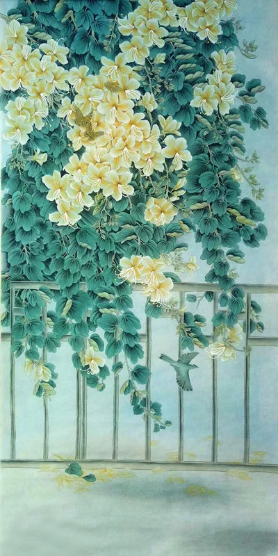 Stained Glass Films Static Cling Window Stickers Opaque Frosted Surface Bedroom Bathroom Decor Window Film Privacy Green Leaves