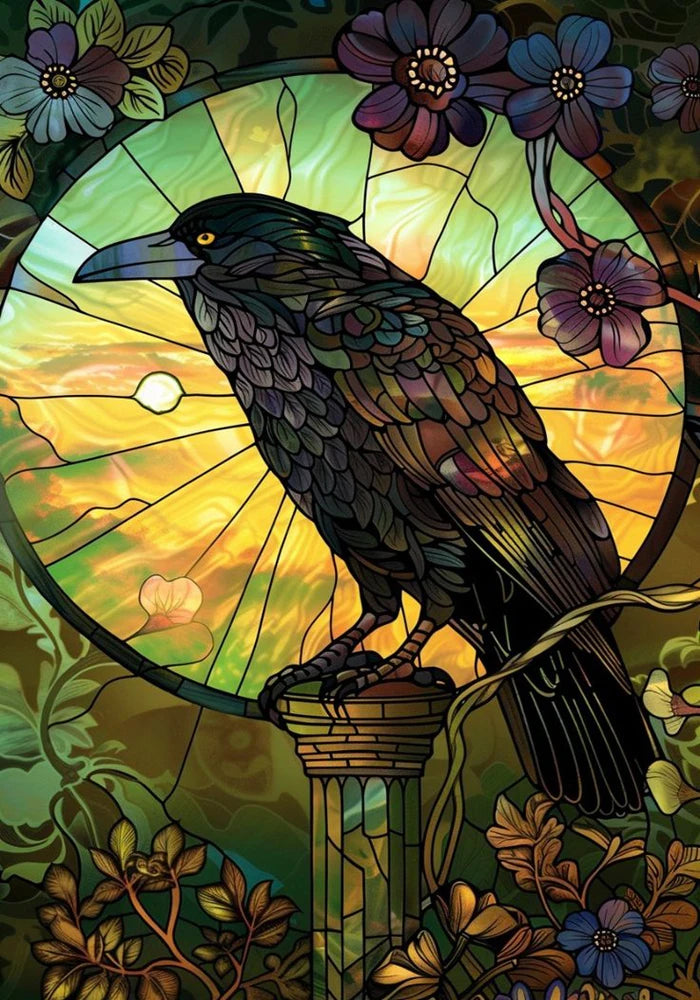 Customized Stained Glass Film Window Films,Static Cling Frosted Privacy Bird Eagle,Bathroom Kitchen Door Sticker