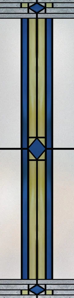 Custom Size Stained Glass Window Film, Frosted Privacy, Static Cling, Retro Matte,Door Sticker, Bathroom, Office, Home Decor