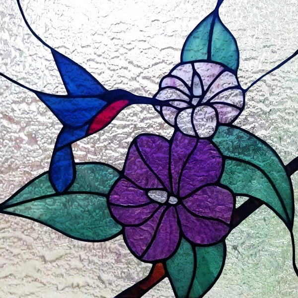 Custom size 3D Matte Window Film Stained Glass Decorative Uv Window Sticker Privacy Frosted Static Cling for Glass,Birds
