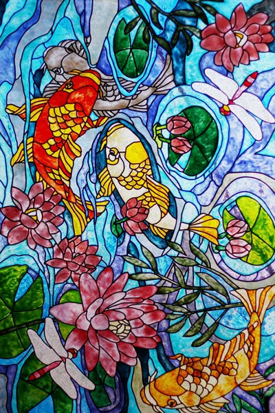 Window Film Stained Glass Stickers Static Cling,Frosted Privacy Custom size,Print Cat,Tiger,Deer,Bear For Window Door Home Dec