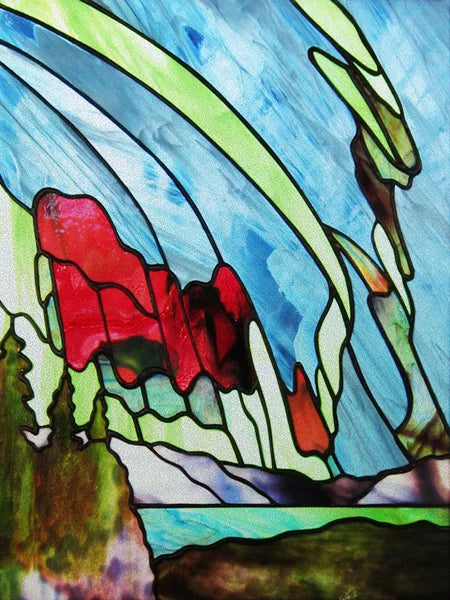 Custom Size Glass Window Film,Static Cling Frosted Opaque Glass Films,Stickers For Wardrobe Bathroom Kitchen Door,Tree Poster