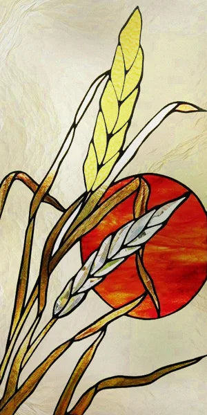 Custom Size Window Film, Stained Glass Stickers, Static Cling, Frosted Privacy Print, Sun,Sailboat,for Window Door, Home Decor