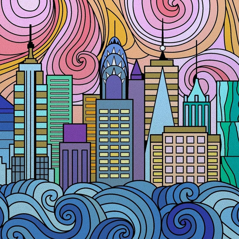 Stained Glass Window Film Frosted Glass Sticker Forest Customized Cartoon House Castle For Kids Room Door Home Decor