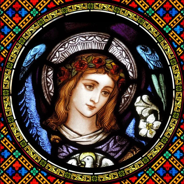 Custom Frosted Stained Glass Window Film, Static Cling ,Church Jesus Mary Angels Picture Stickers, Window Treatment, Home Decor