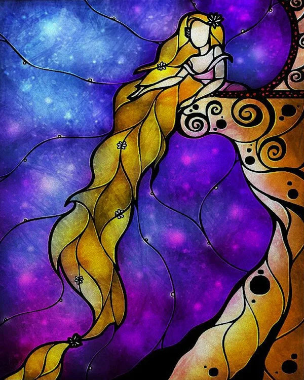 Custom Stained Glass Films Window Film Frosted Sticker Princess Prince For Kids Room Door Stickers Light Box Poster Home Decor