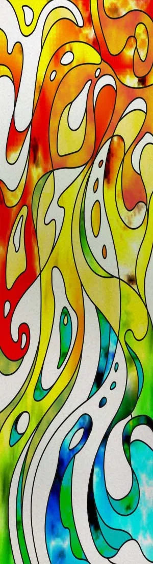 Customized Frosted Stained Glass Window Film, Church Static Cling,Privacy Retro Sticker, for Kitchen, Office, Home Decor