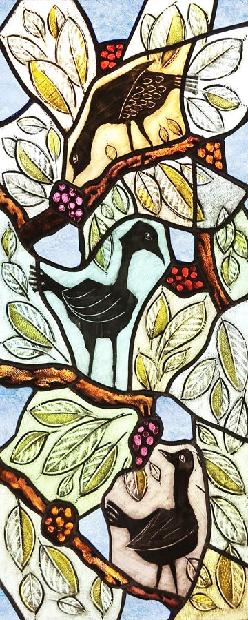 Custom Stained Glass Window Films,Frosted sticker,Privacy Static Cling Church Style For Bathroom Sliding door Home Office