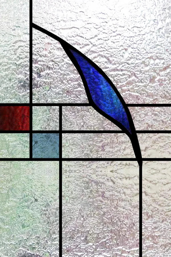 Custom Size 3D Matte Window Film, Stained Glass, Decorative UV Window Sticker, Privacy Frosted Static Cling, Decor for Glass