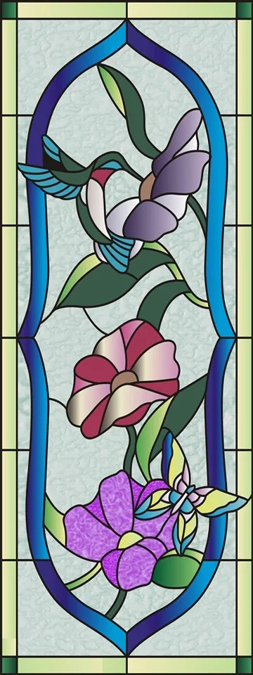 Custom Stained Glass Window Films,Frosted sticker,Privacy Static Cling Church Style For Bathroom Sliding door Home Office