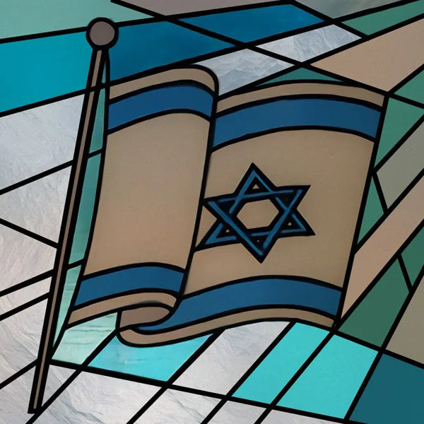 Custom Size Window Film, Stained Glass Films, Square Window Sticker, Retro Church Frosted Static Cling, Door Glass Home Decor