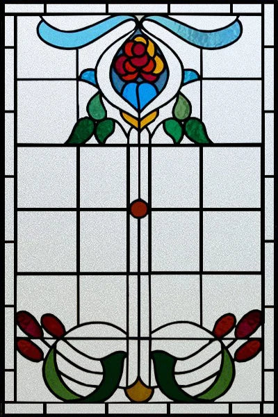 Window Film Frosted Stained Glass Films,European Static Cling Privacy Films,Door Sticker,Kitchen Office Home Decor Customized