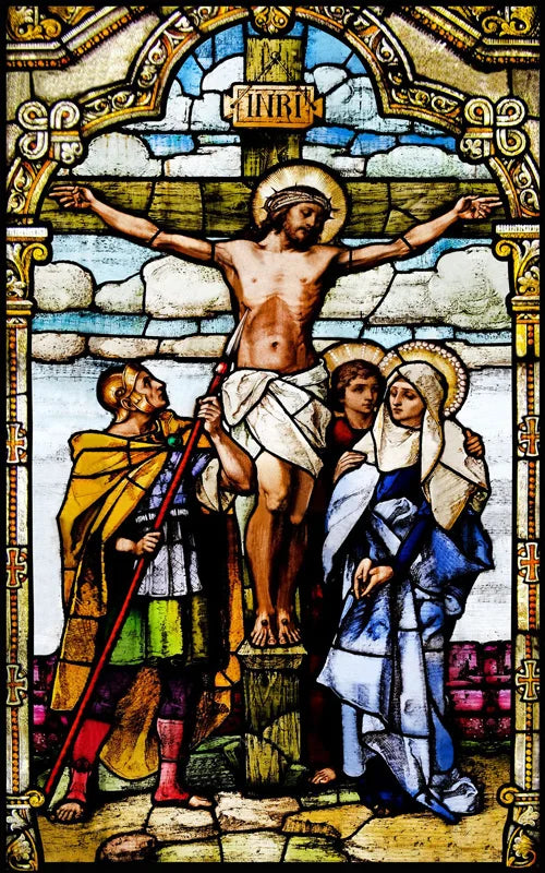 Custom Frosted Stained Glass Window Film, Static Cling ,Church Jesus Christ Blessed Mary Stickers, Window Treatment, Home Decor