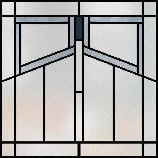 Custom size Window Film Stained Glass Films Square Window Sticker Retro Privacy Frosted Static Cling Home Decor  for Glass Door