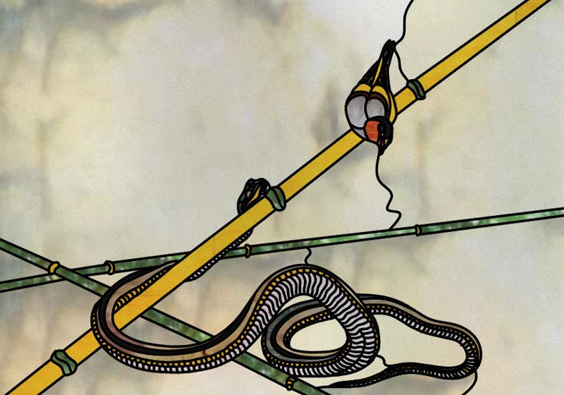 Landscape painting Stained Glass Films Transom/Windows Film Glass Sticker Static Cling Retro Vintage Style Custom Size