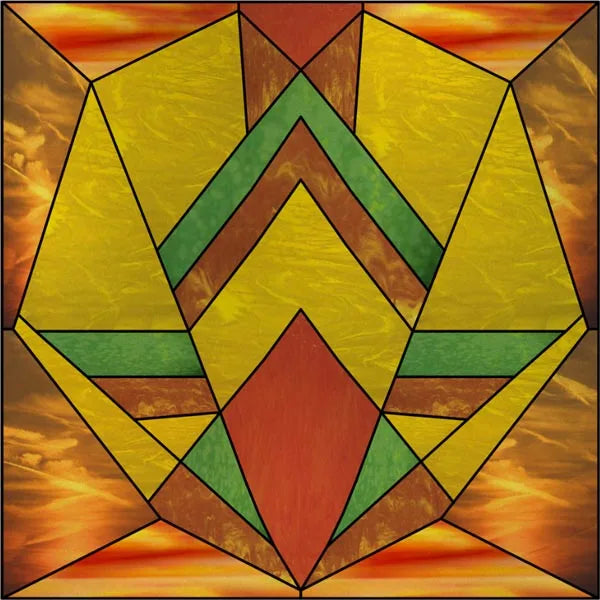 Custom size Window Film Stained Glass Films Square Window Sticker Retro Privacy Frosted Static Cling Home Decor  for Glass Door